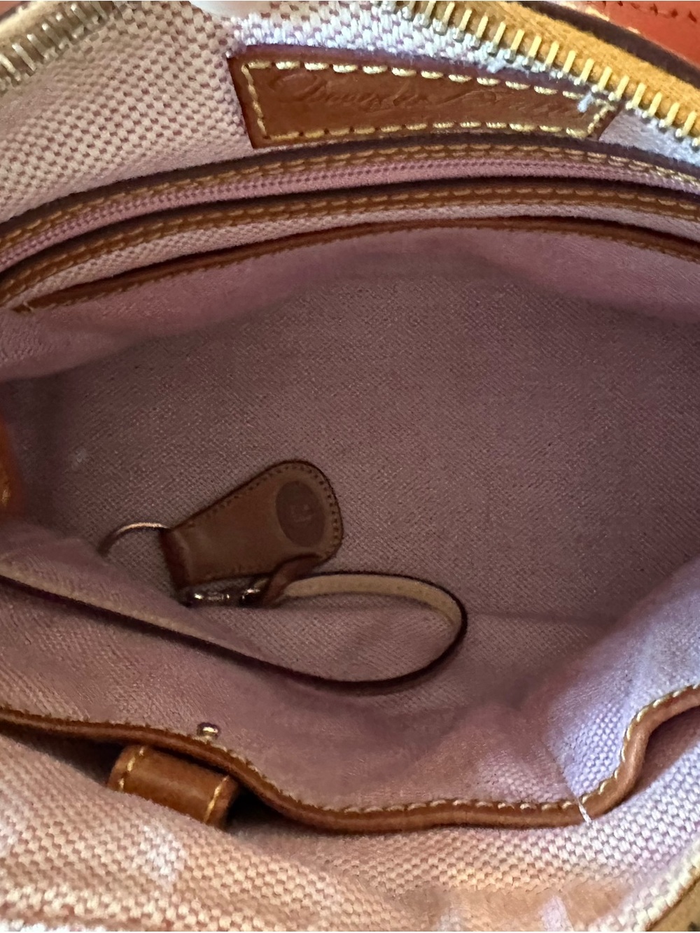 💐 Dooney & Bourke Pink Pebble Grain Leather Hobo Bag - Picture 11 of 16